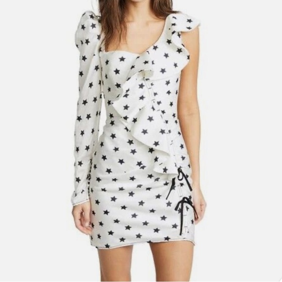 Self-Portrait Dresses & Skirts - White Star Print Dress